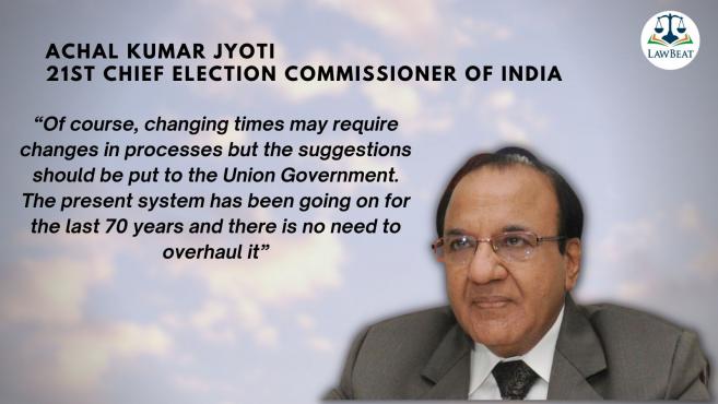 Achal Kumar Jyoti former CEC